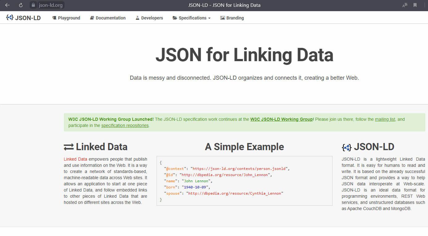 JSON-LD